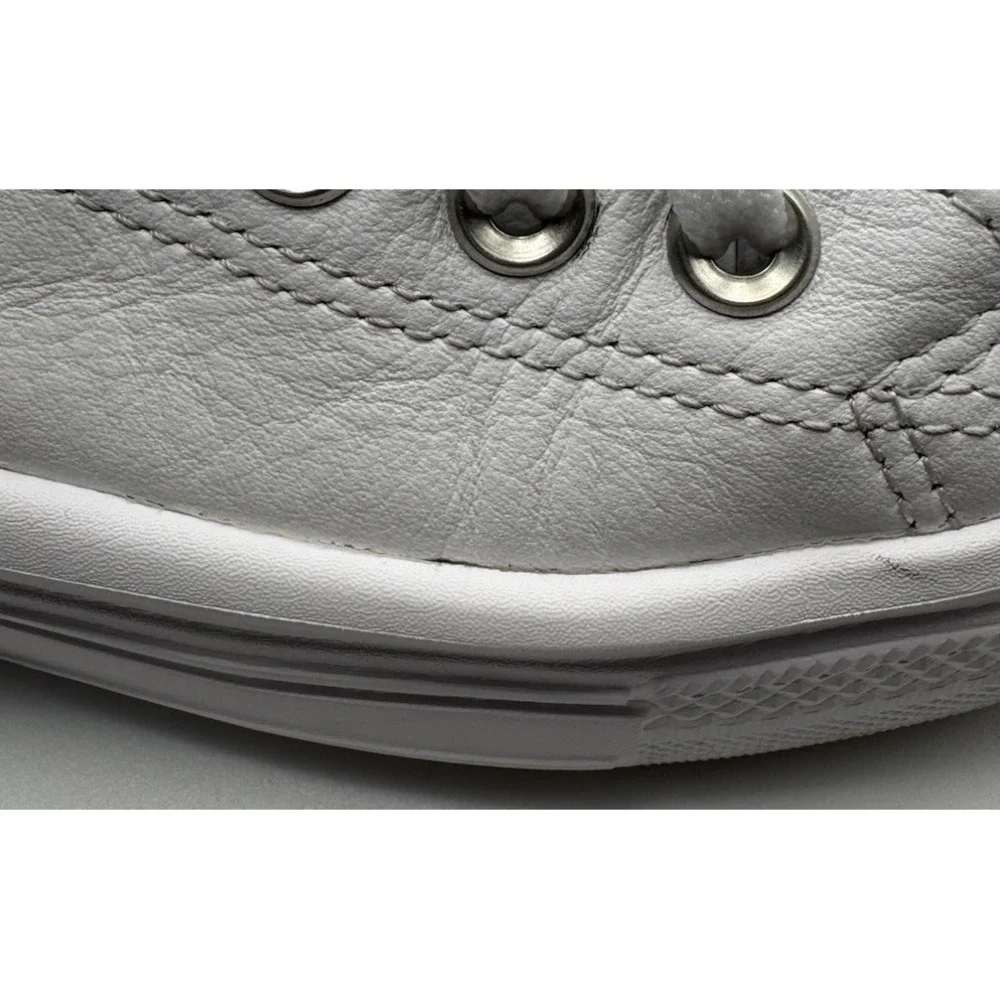 Converse Sneakers Women's Size 6.5 White Leather All Star Platform Lift *wear*
